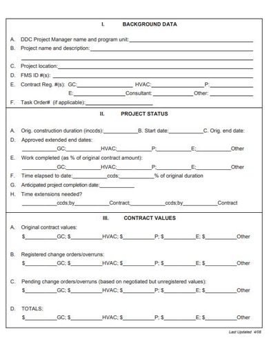 outline of construction meeting minutes