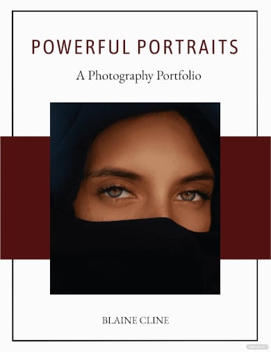photography portfolio photo book template