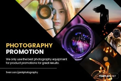 photography promotion fiverr banner template