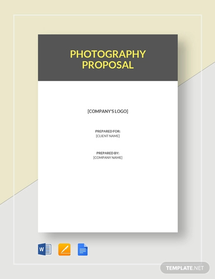 Photography Proposal Template