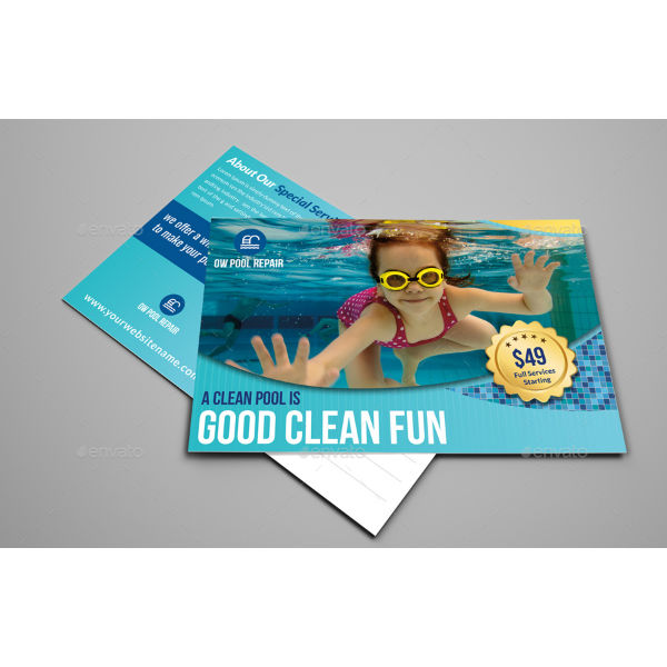 pool-cleaning-service-postcard-template