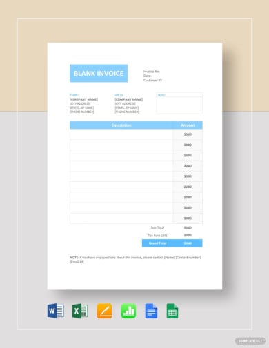 printable basic invoice template