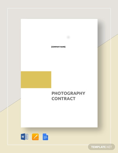 6+ Photography Contract Templates - PDF, Word, PSD, InDesign