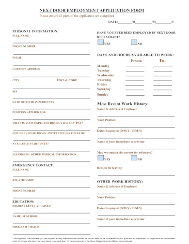printable-restaurant-application-form