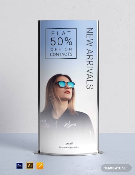 product marketing roll up banner sample