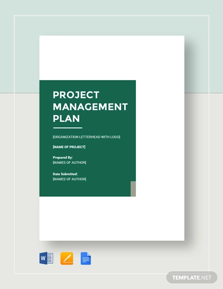 project management plan template