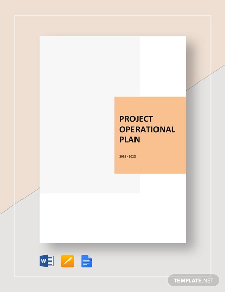 project operational plan template