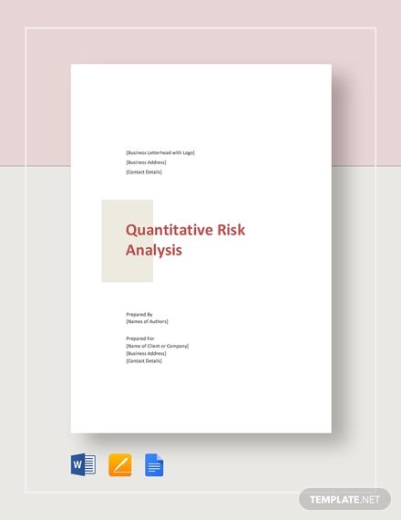quantitative risk analysis