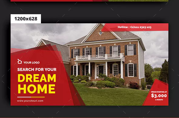 real estate banner ad example
