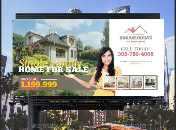 real estate billboard ad banner