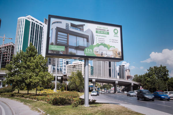 real estate billboard ad design