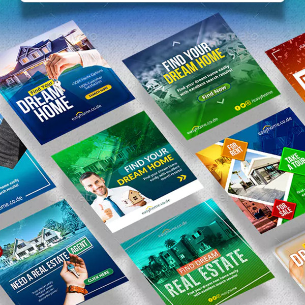 real estate instagram banner template