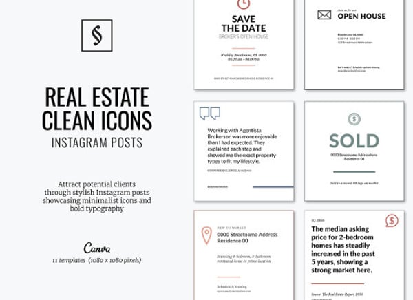 real-estate-instagram-post-templates