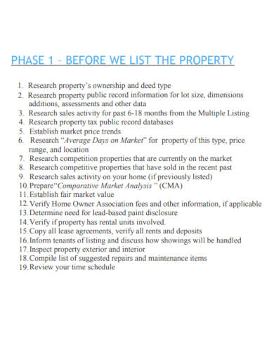 real estate marketing plan in pdf