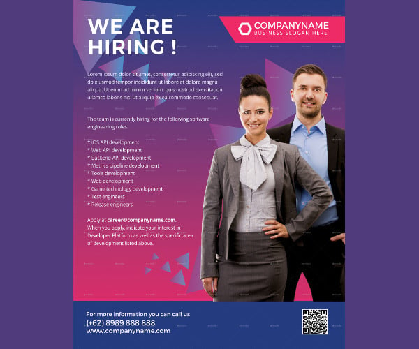 recruiting-company-flyer