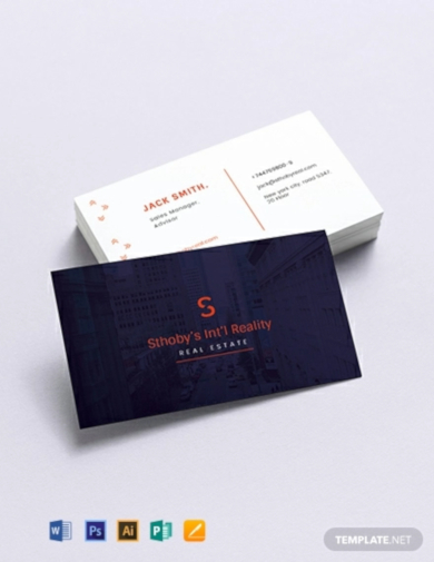 residential-real-estate-business-card-example