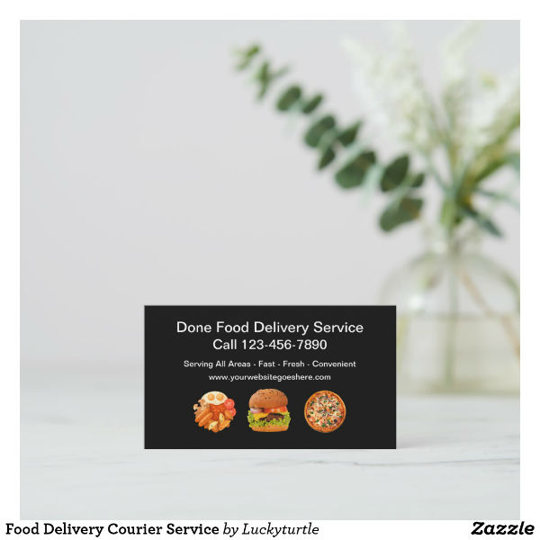 restaurant breakfast food delivery courier service coupon card