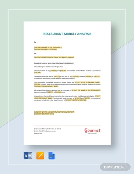 restaurant market analysis
