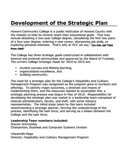 11+ Restaurant Strategic Plan Templates in Google Docs | Word | Pages | PDF