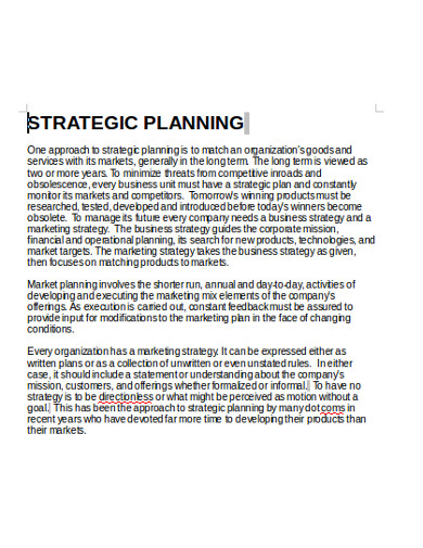 11+ Restaurant Strategic Plan Templates in Google Docs | Word | Pages | PDF