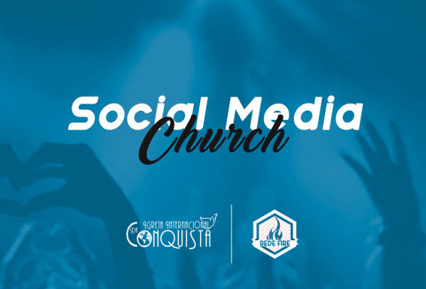 retro church social media design