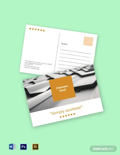 roof-cleaning-service-postcard-template