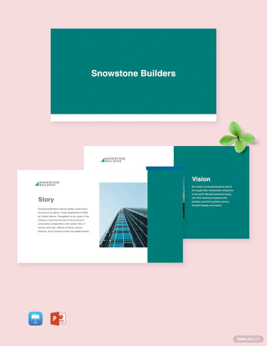 sample construction company profile template