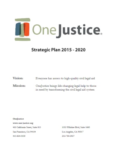 sample legal strategic plan template