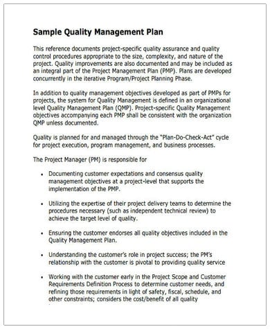 sample-quality-management-plan