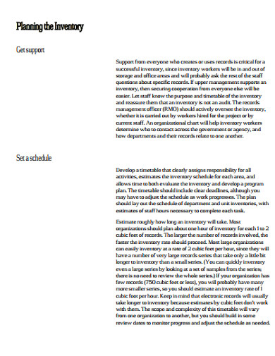 Workshop Inventory Examples 11+ Workshop Inventory Templates in PDF | DOC