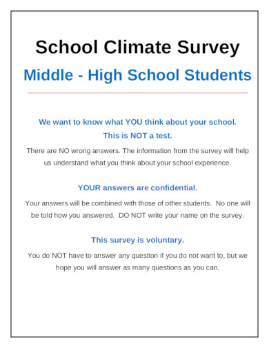 school-climate-survey-template