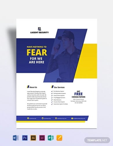 security-company-flyer-template