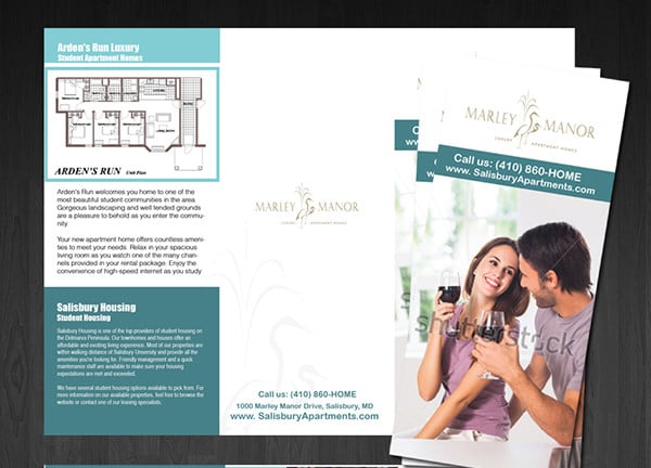 simple apartment brochure template