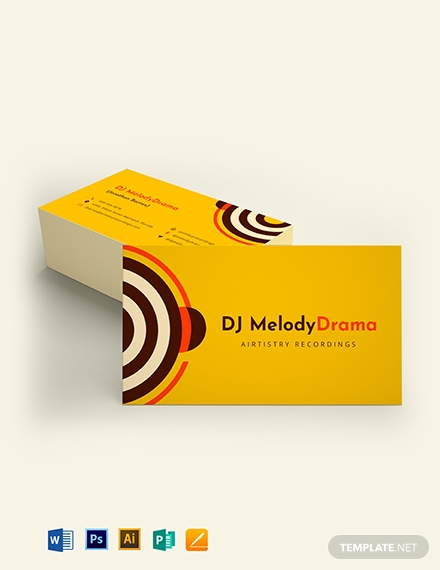 simple-dj-business-card-template