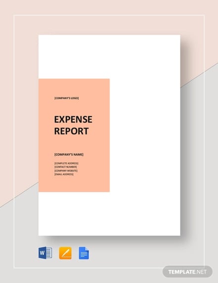 simple expense report template