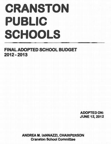 simple school budget