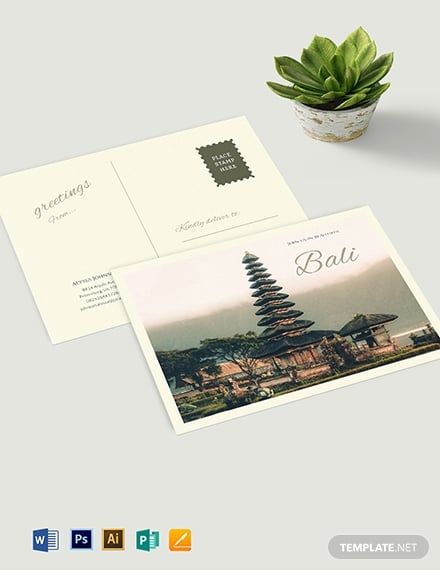 post card templates for ms word