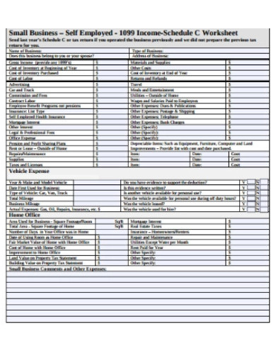 18+ Small Business Worksheet Templates in PDF