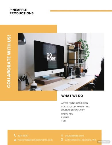 small business company flyer template