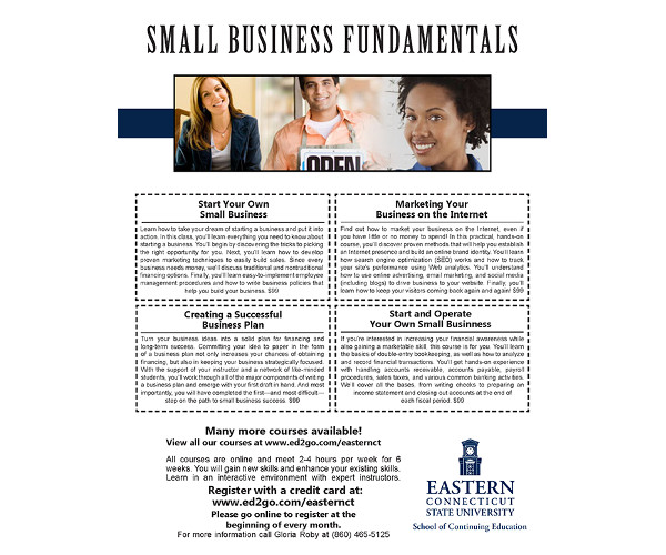 small business fundamental flyer
