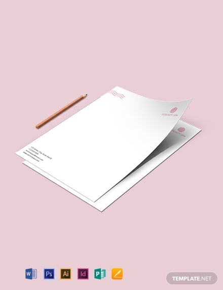 spa small business letterhead