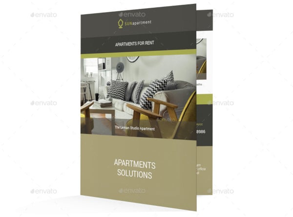 standard apartment brochure template