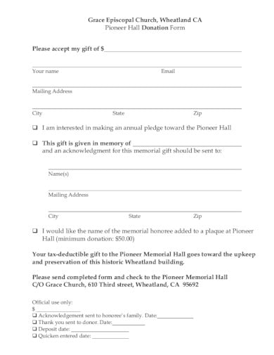 standard-church-donation-form-template