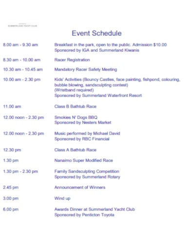 standard-event-schedule-example