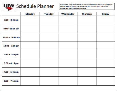 student-shedule-planner-template