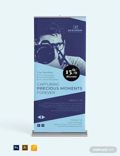 studio-photography-roll-up-banner-template