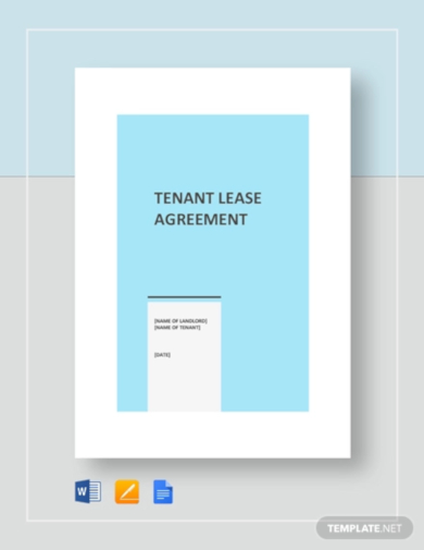 tenant lease agreement template