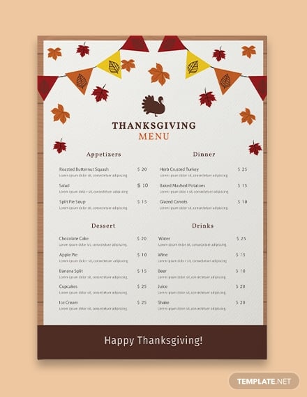thanksgiving-event-menu-template