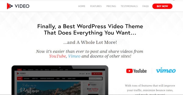 video – user friendly wordpress theme