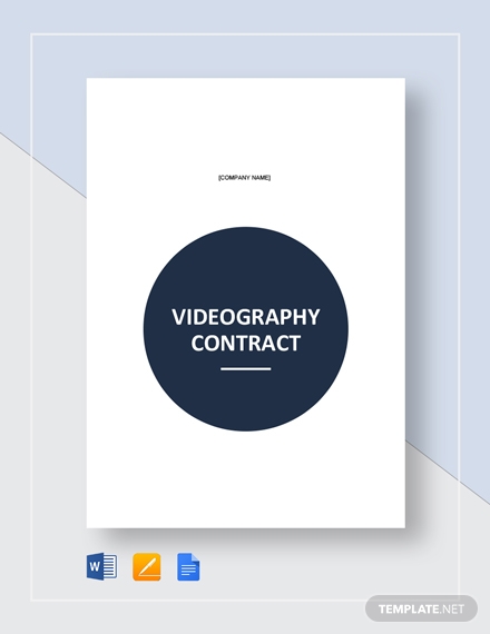videography contract